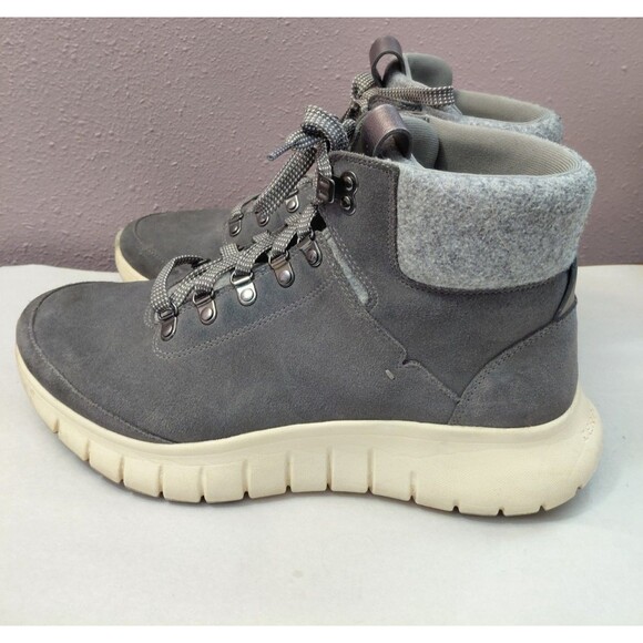 Cole Haan Grand ZG Field Hiker W29505 Grey Suede Lace Up Boots Womens 9.5B - Picture 3 of 10